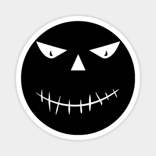 Scary Face Halloween Design Magnet